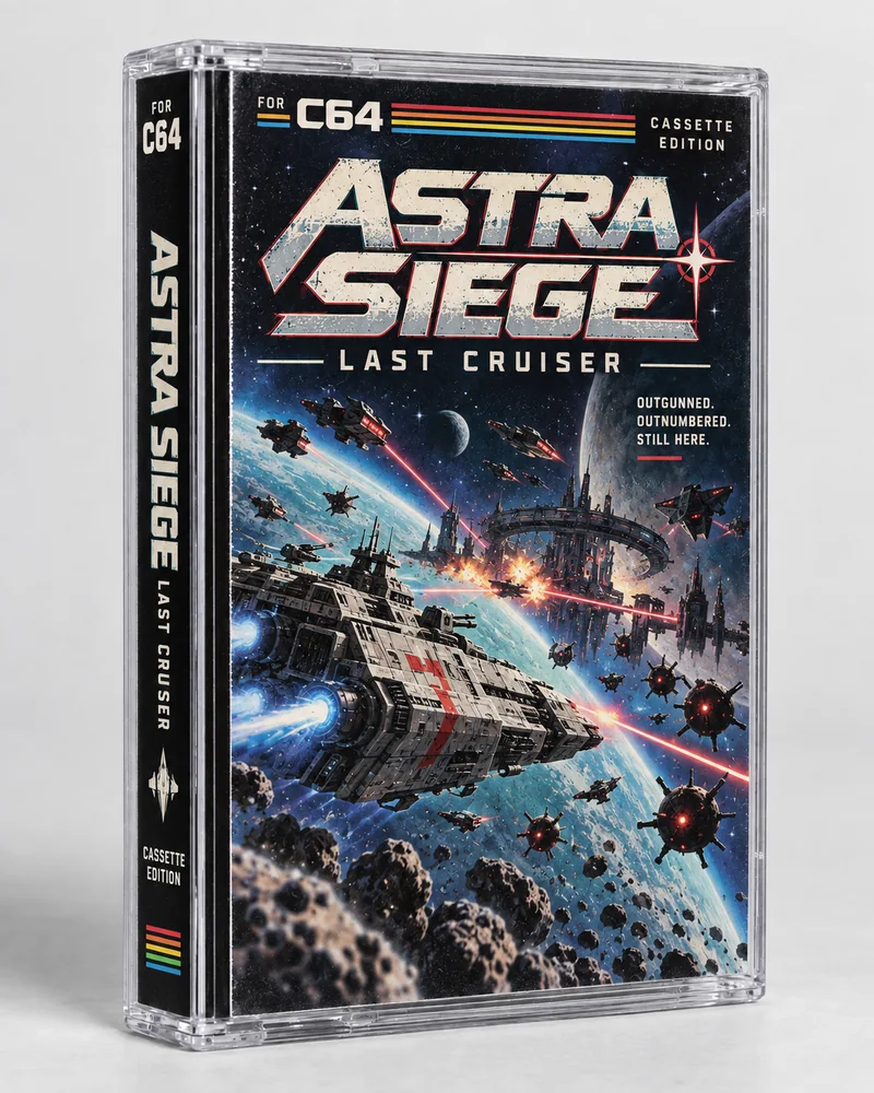 Astra Siege: Last Cruiser retro cover artwork